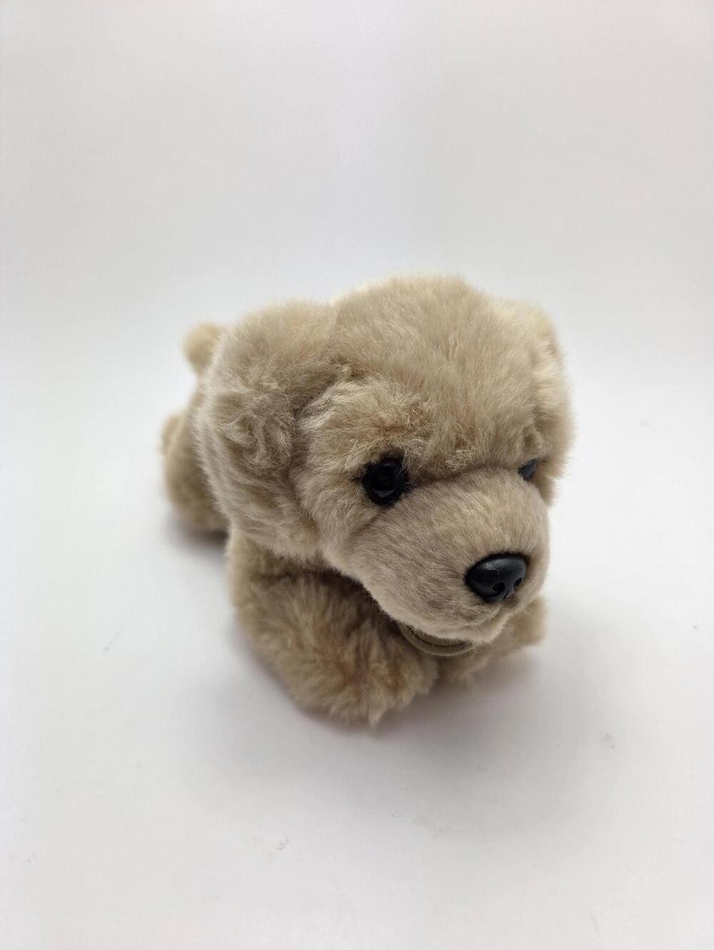 Aurora Miyoni Yellow Lab Plush, Vintage Collectible (8 inch)